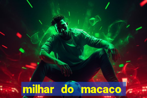 milhar do macaco que mais saem no jogo do bicho